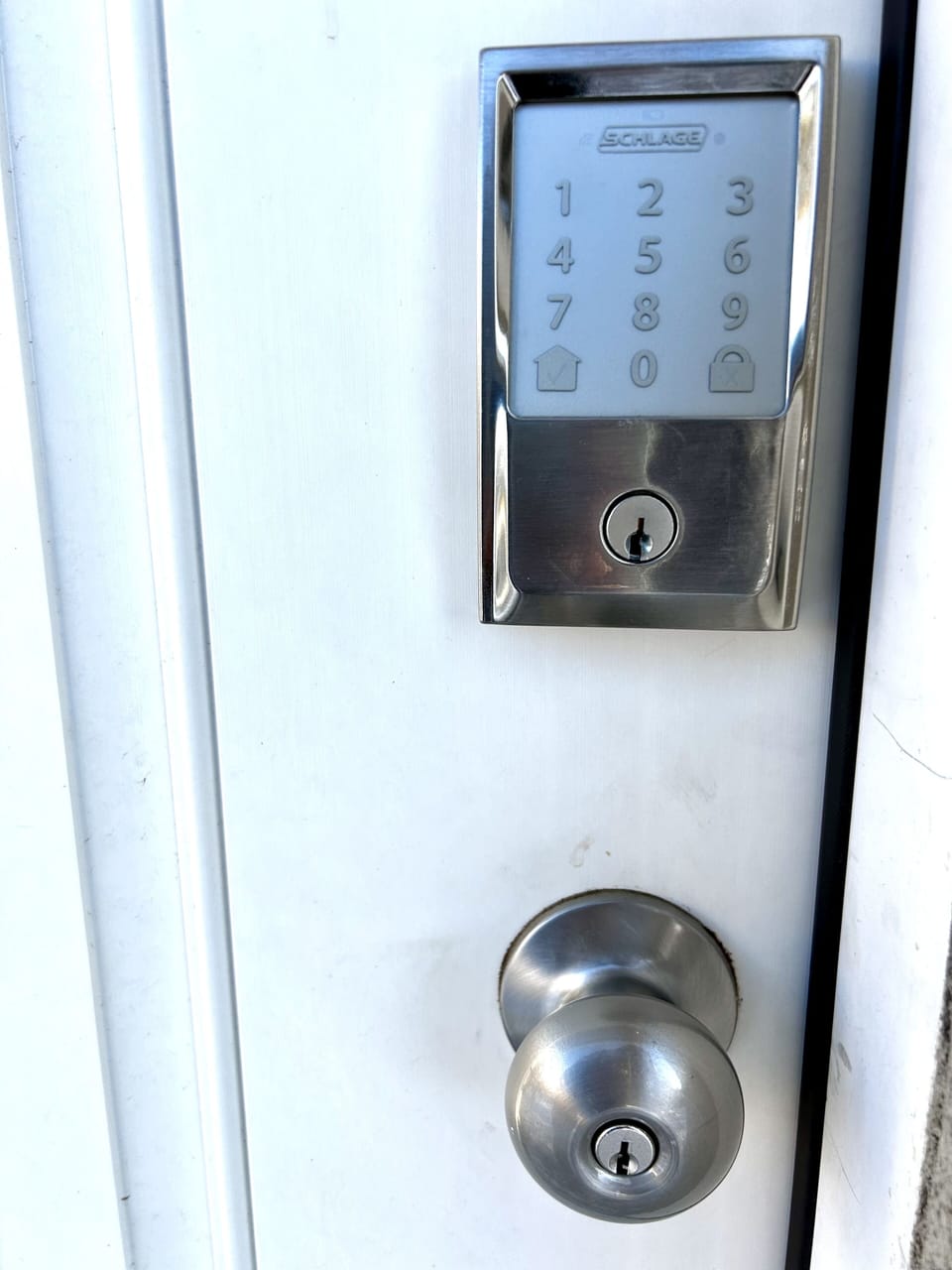 Keypad entry 