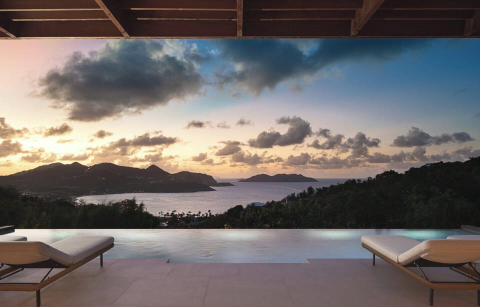 Modern outdoor lightings. 