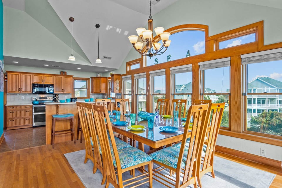 5-Surf or Sound Realty - 1166 - Sea Smoke - Dining Area -1-2