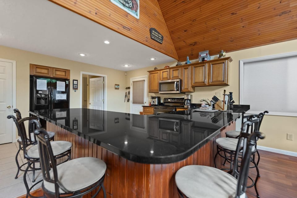 Kitchen and Large Peninsula