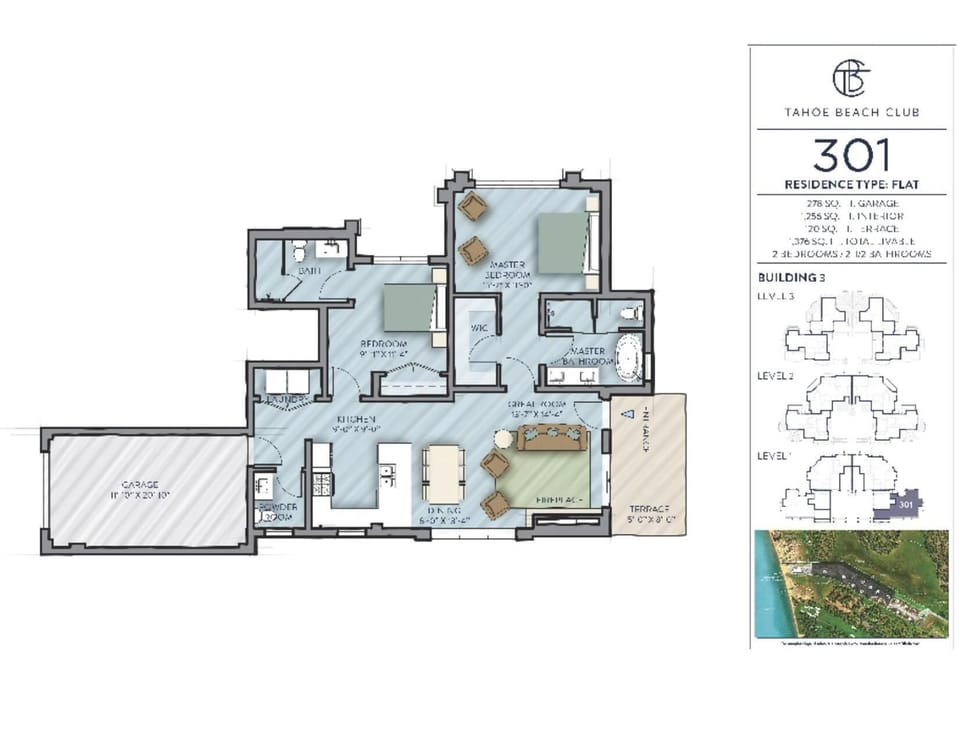 Spacious floor plan with cozy living and dining areas