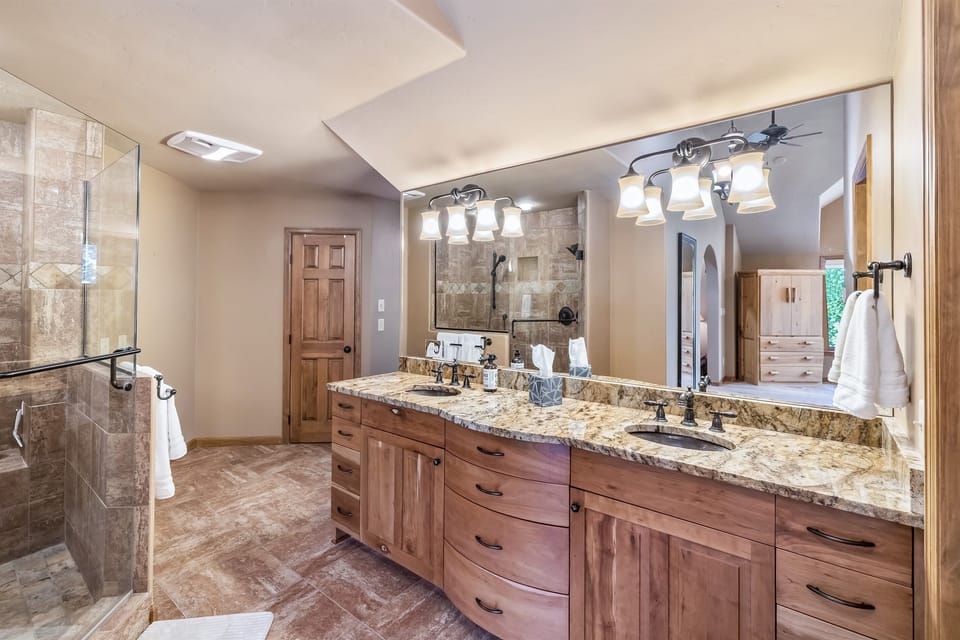 Spacious Master Bathroom