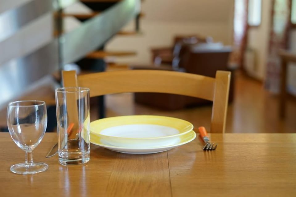 Settle into the dining area and enjoy a nice meal.