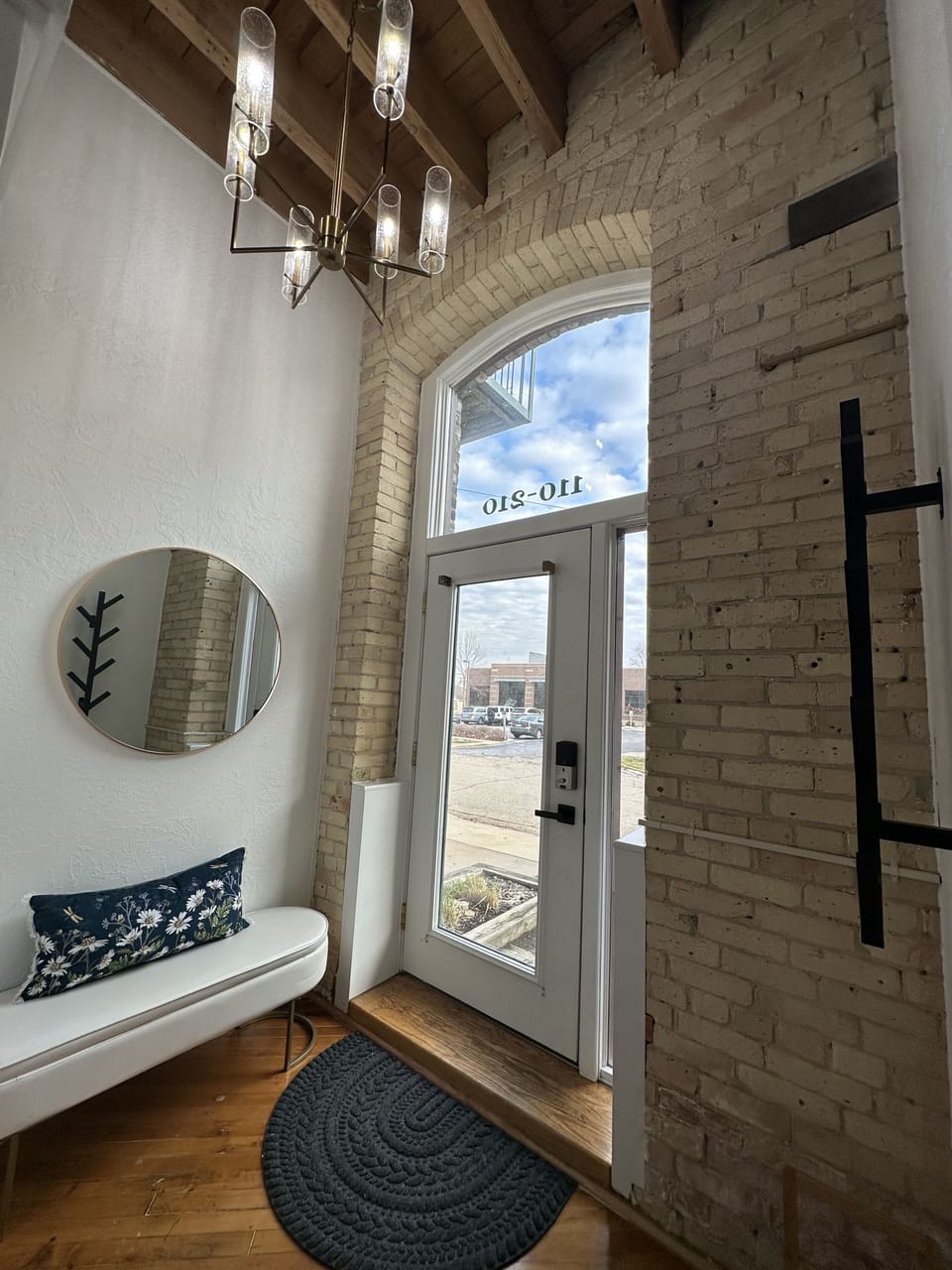 Entry way to your own private parking