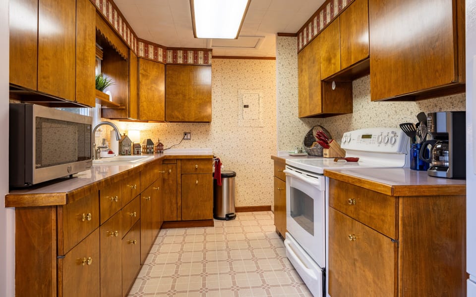 Easily prepare meals in the well appointed kitchen, weather packing a picnic to go explore for the day or dinner together