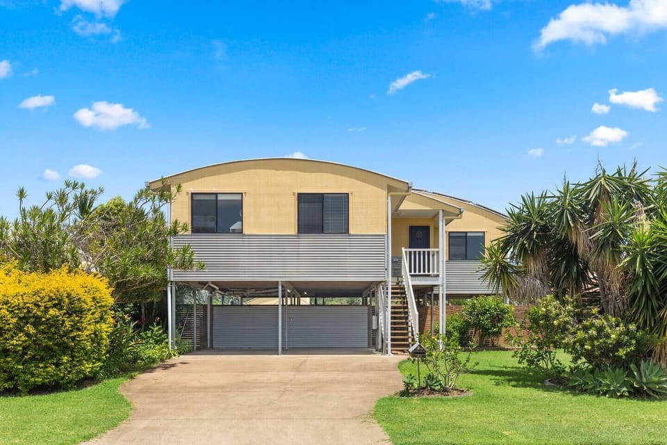 Set on a large grassy yard there’s plenty of space for kids to play and enjoy the fresh air.
