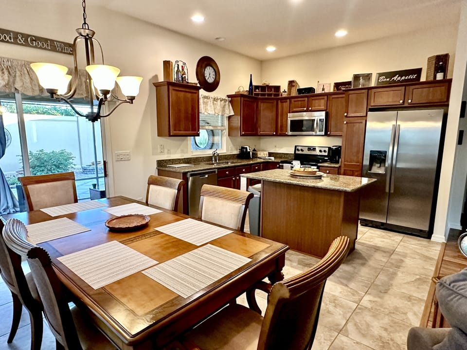 Kitchen and Dining Table
