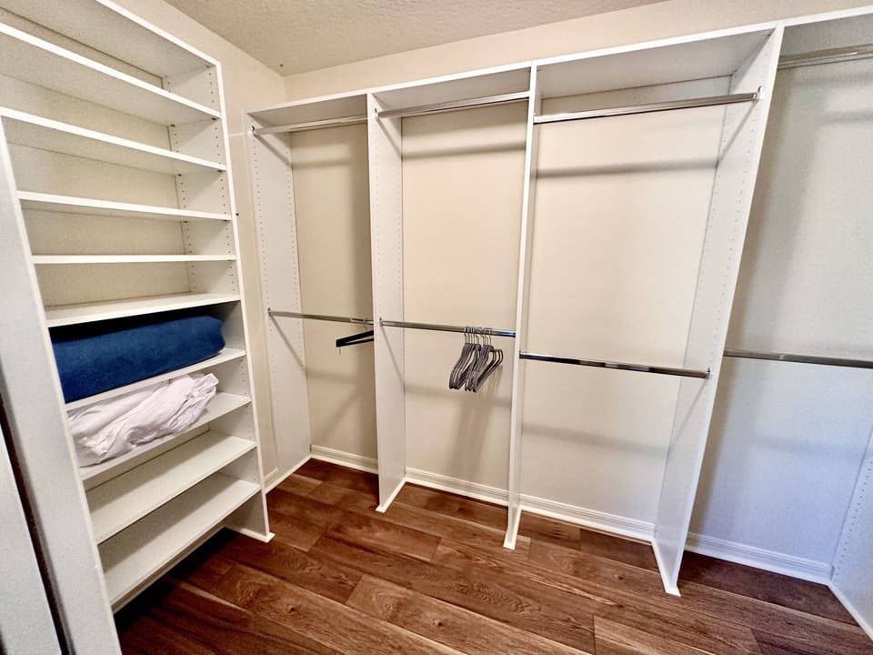 Master Walk-in Closet