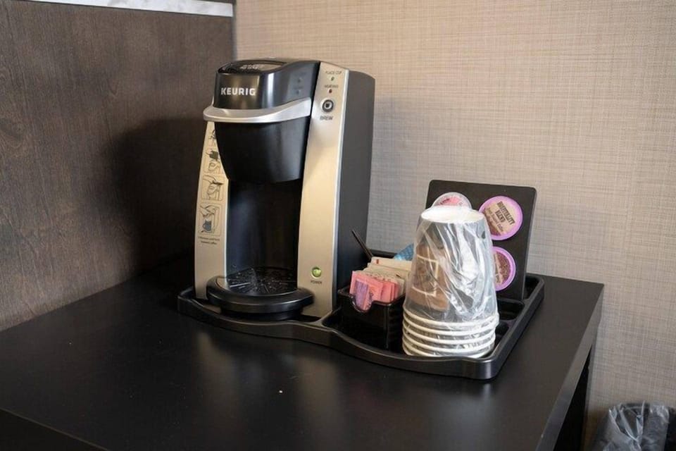 Snuggle up with a cup of coffee or tea.