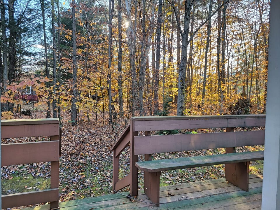 Back deck view straight ahead