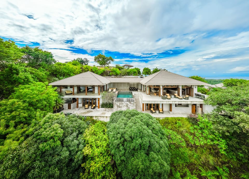 Casa de Mieles from above