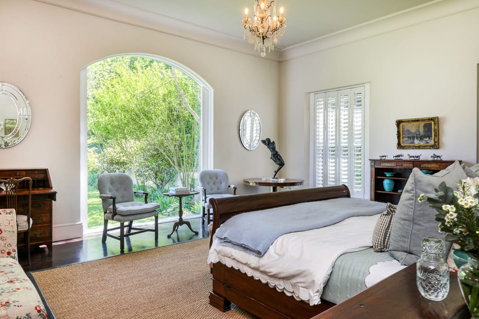 Master suite downstairs.