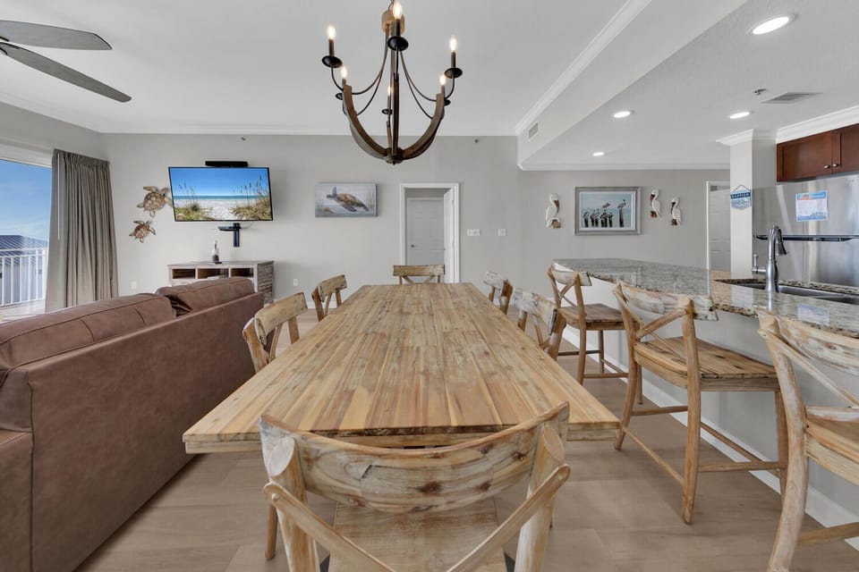 Large dining table