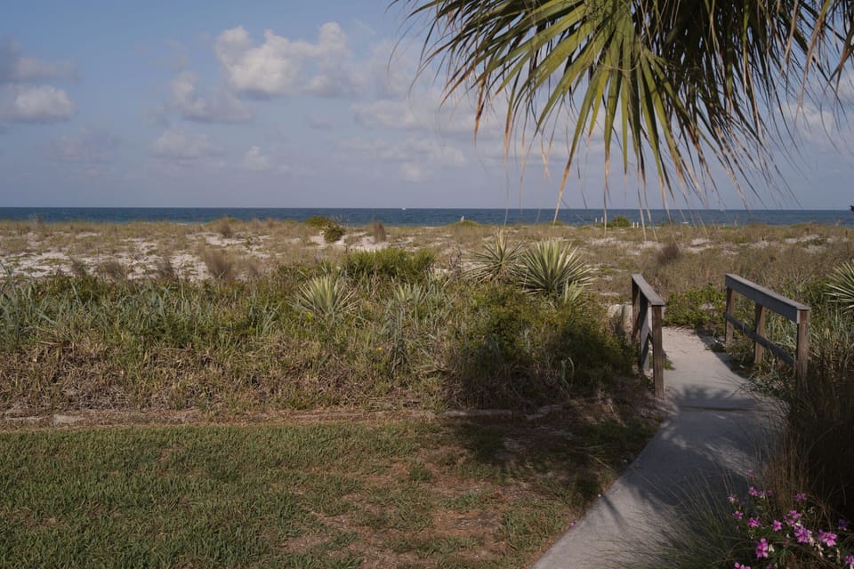 Private beach access