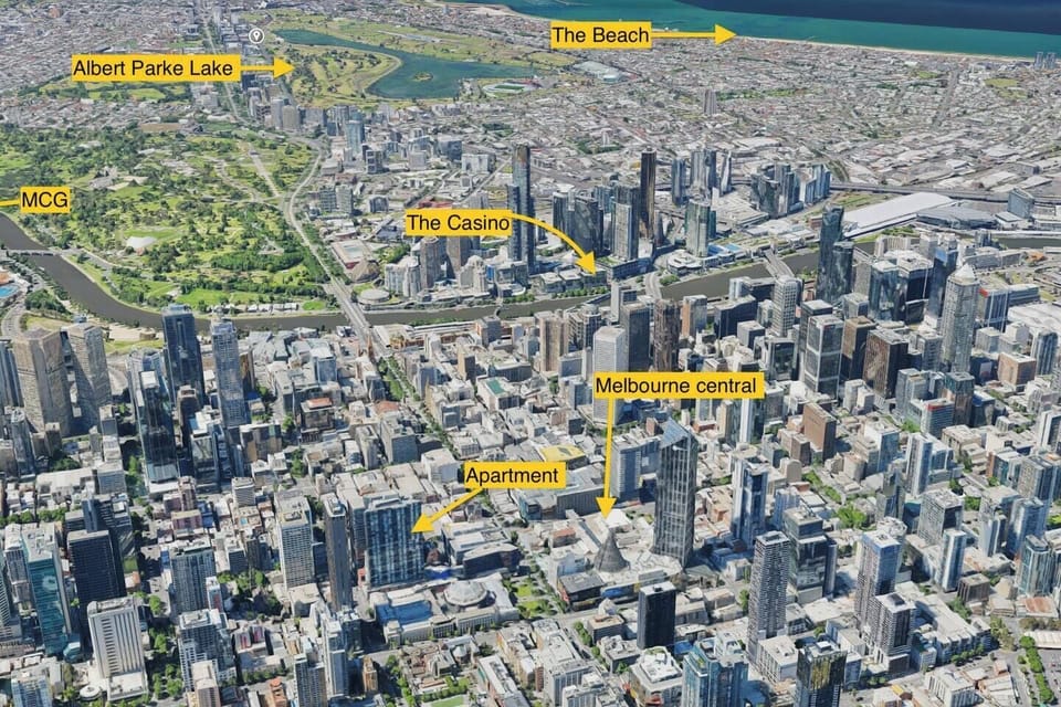 This apartment is in the heart of everything it only 150 meters from Melbourne Central 