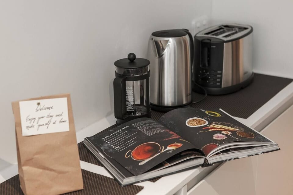 Enjoy complimentary tea and coffee during your stay and make use of the appliances available for your convenience 