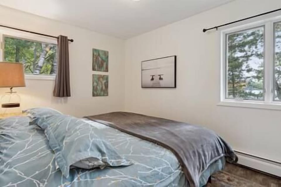 Main Bedroom - king bed, double wide closet, lake views!