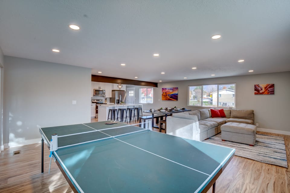 Ping Pong Table in Great Room