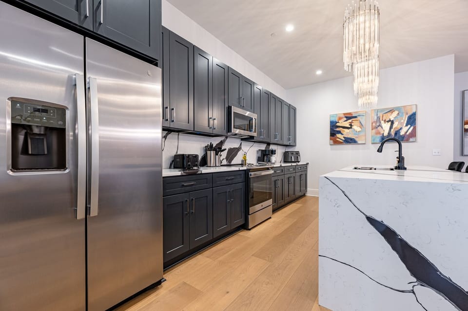 Fully stocked with all kitchen essentials.
