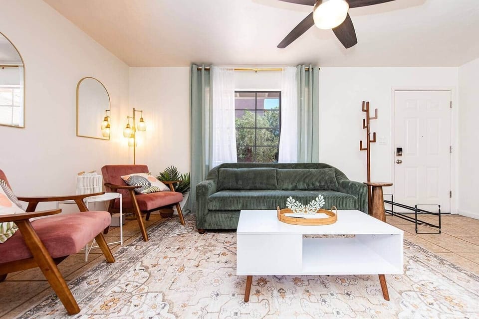 Spacious living and dining area. Great for family fun time and gatherings!