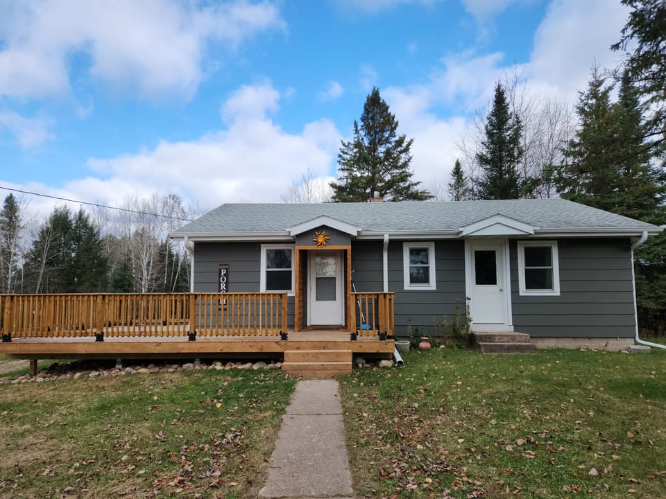 Walkway to enter the home