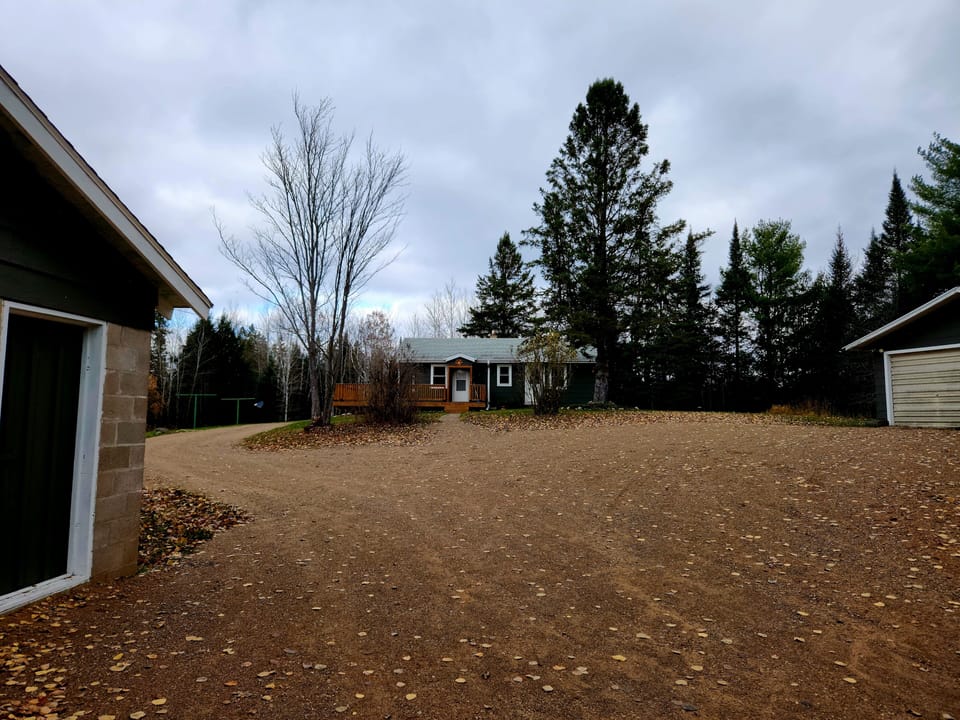 Looking from the main road
