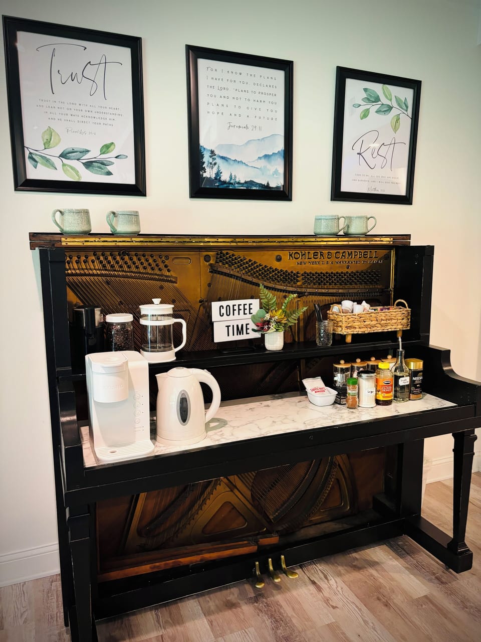 Unique Custom Coffee Bar!!