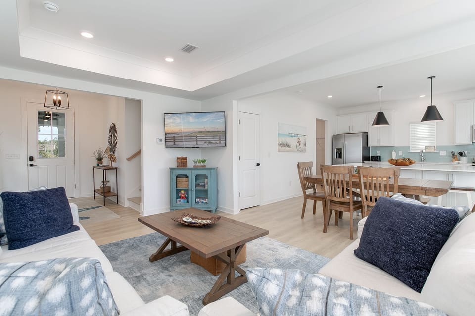 Living, Dining, and Kitchen Space