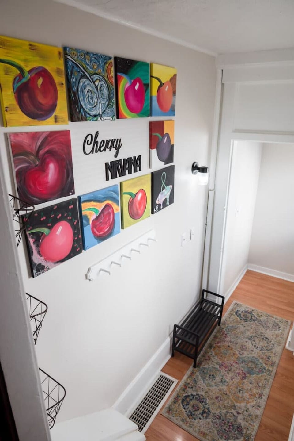 Entrance to the second floor suite
