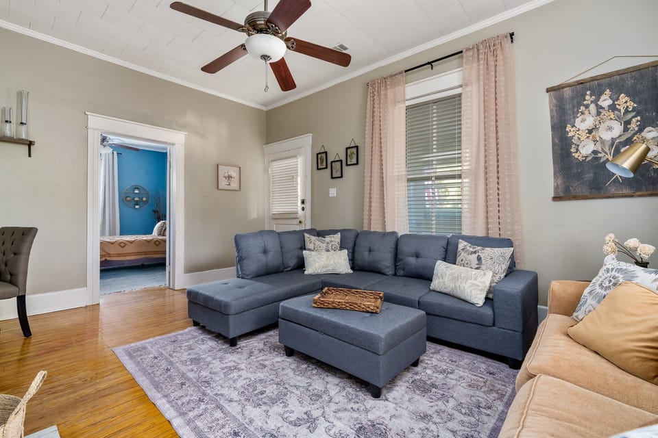 Light and bright living area