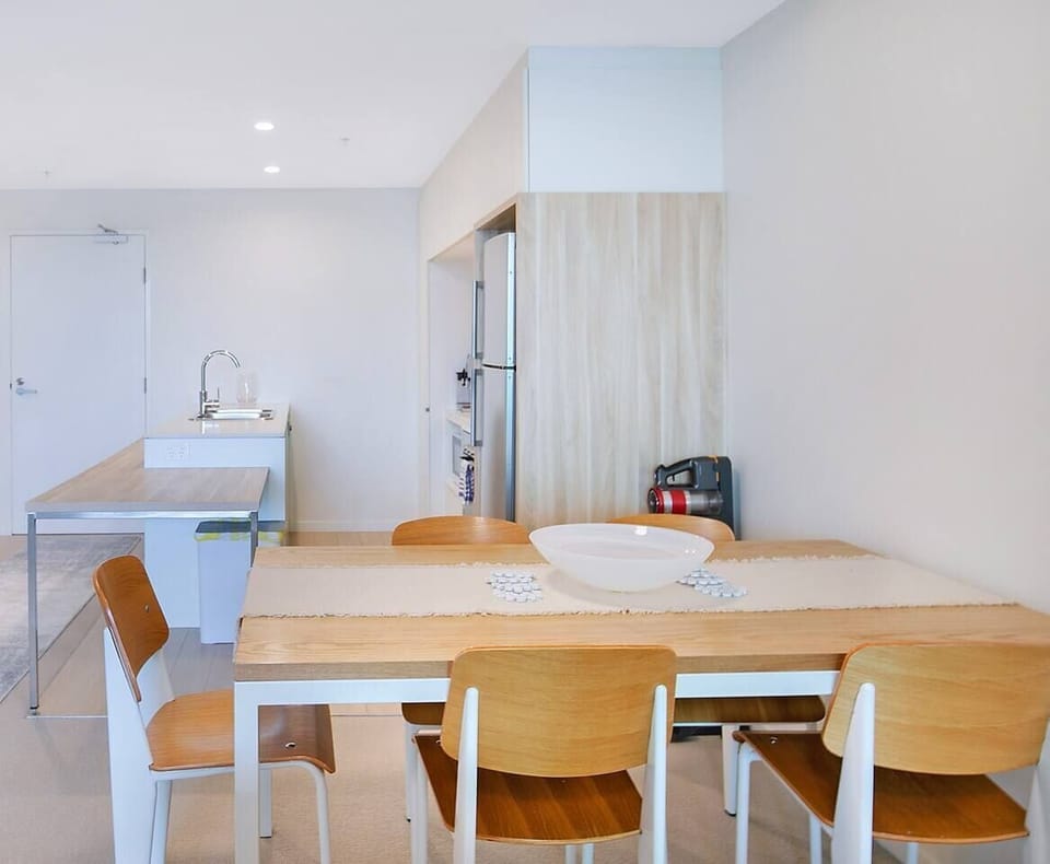 The dining table seats five guests so you and your crew can come together and celebrate over a good meal in the comfort of home. 
