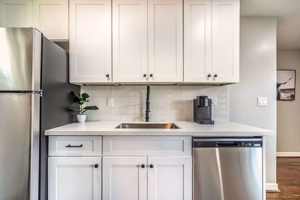 Bright and open kitchen with a cozy dining nook—great for meals at home.