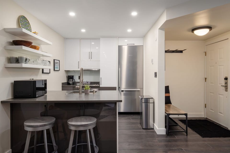 Cook your favorites with ease in this stylish, renovated kitchen.