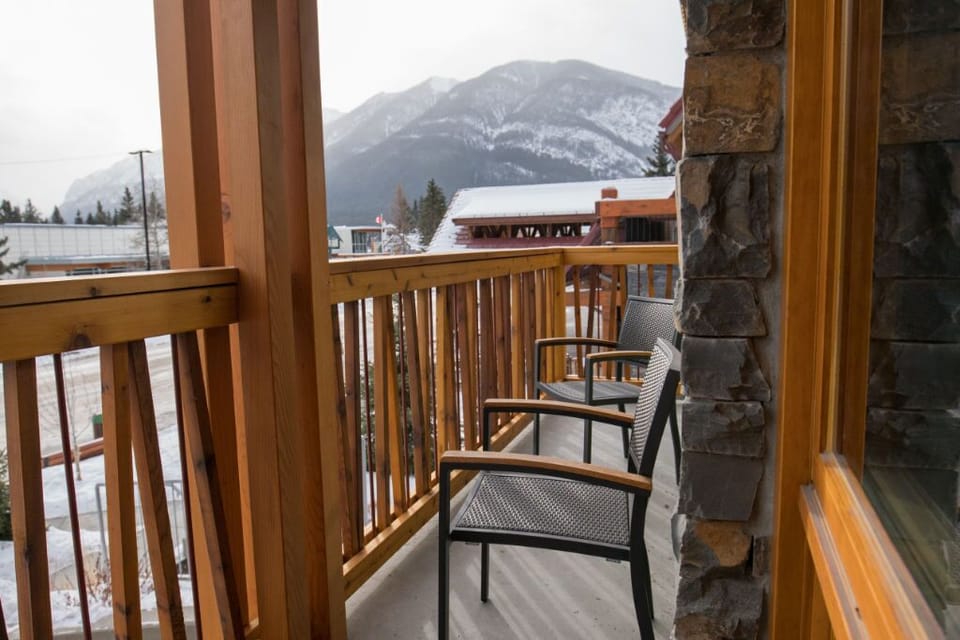 Open the door and step out onto your private balcony!