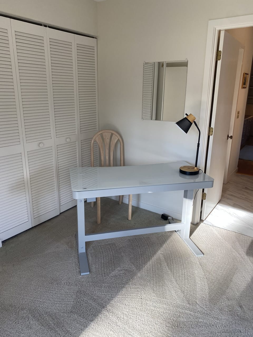 Work Space with Printer