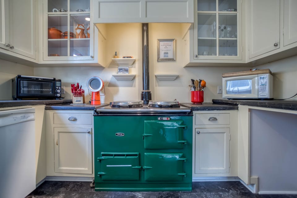 Kitchen with Emerald Stove & Oven