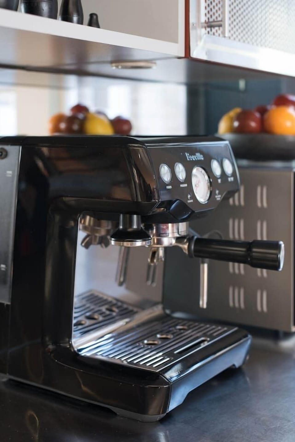Brew yourself a fresh shot of espresso when you can't be bothered sampling the countless cafes nearby.