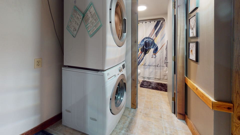 Floor, Flooring, Washer, Indoors, Home Decor