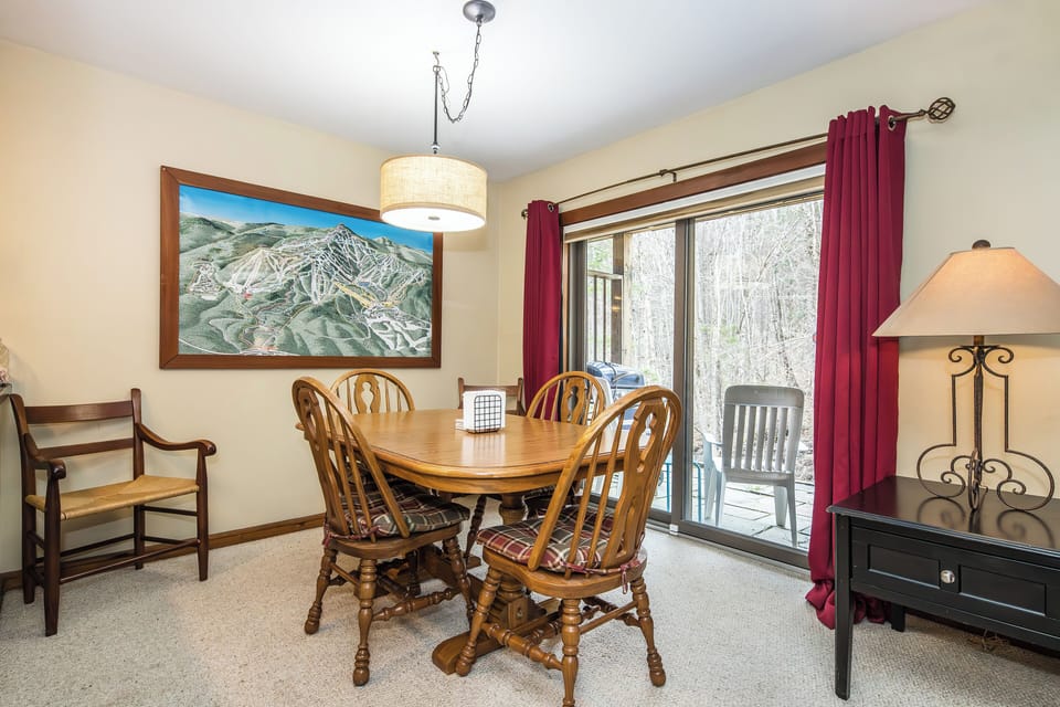 Six chair dining room table