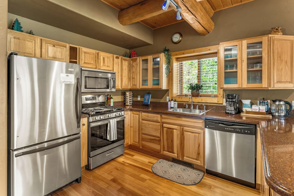 Fully-equipped kitchen.