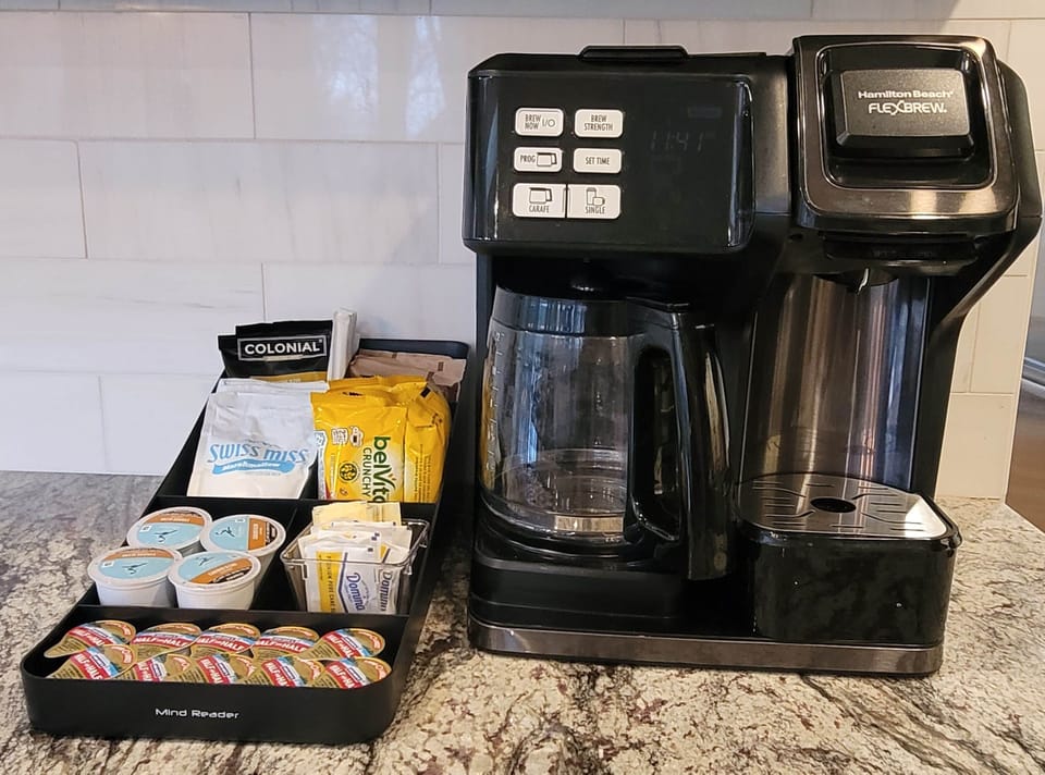 Coffee/Snack Bar awaits with grab and go treats for a quick pick-me-up.