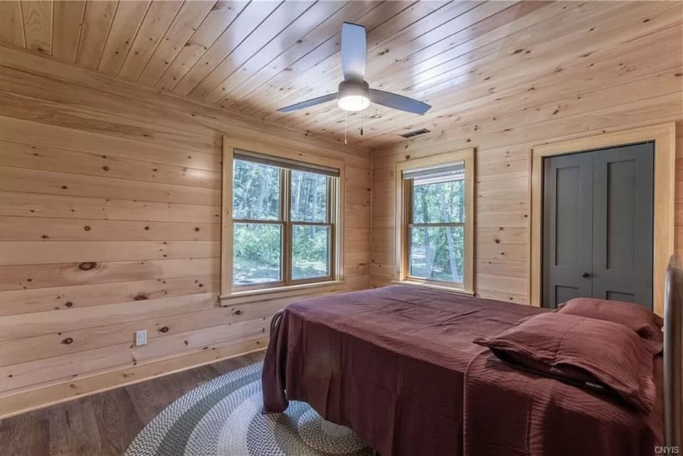 Bedroom 2 with closet and room to add foldaway twin bed
