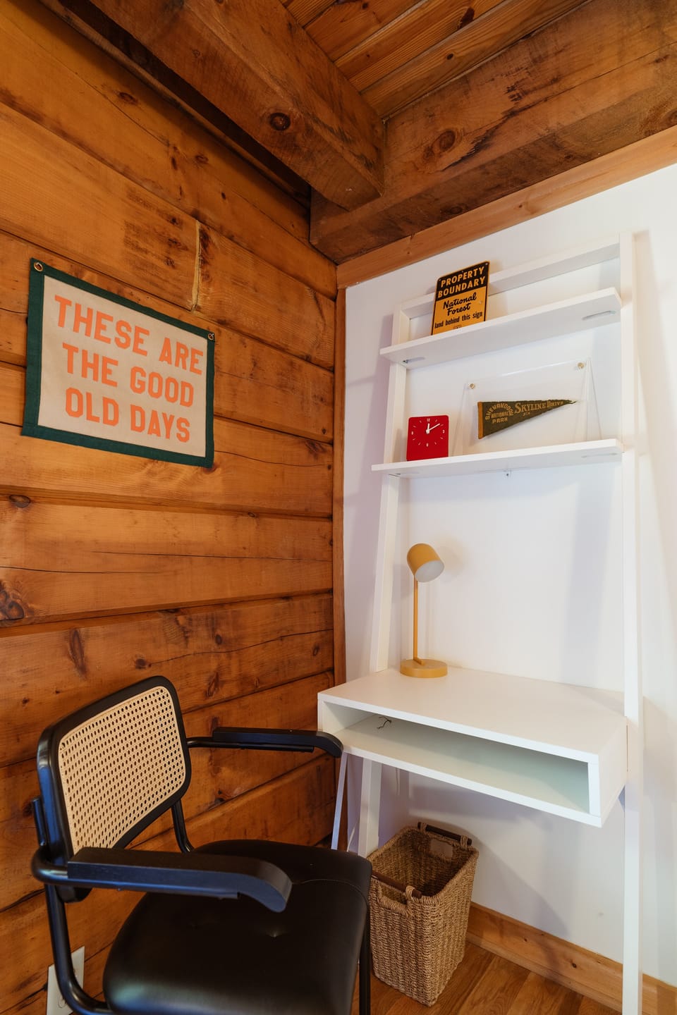 Cozy desk space for remote workers.
