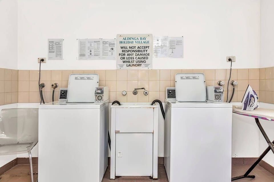 Guests will have access to shared laundry facilities within the complex, including a washing machine and dryer.