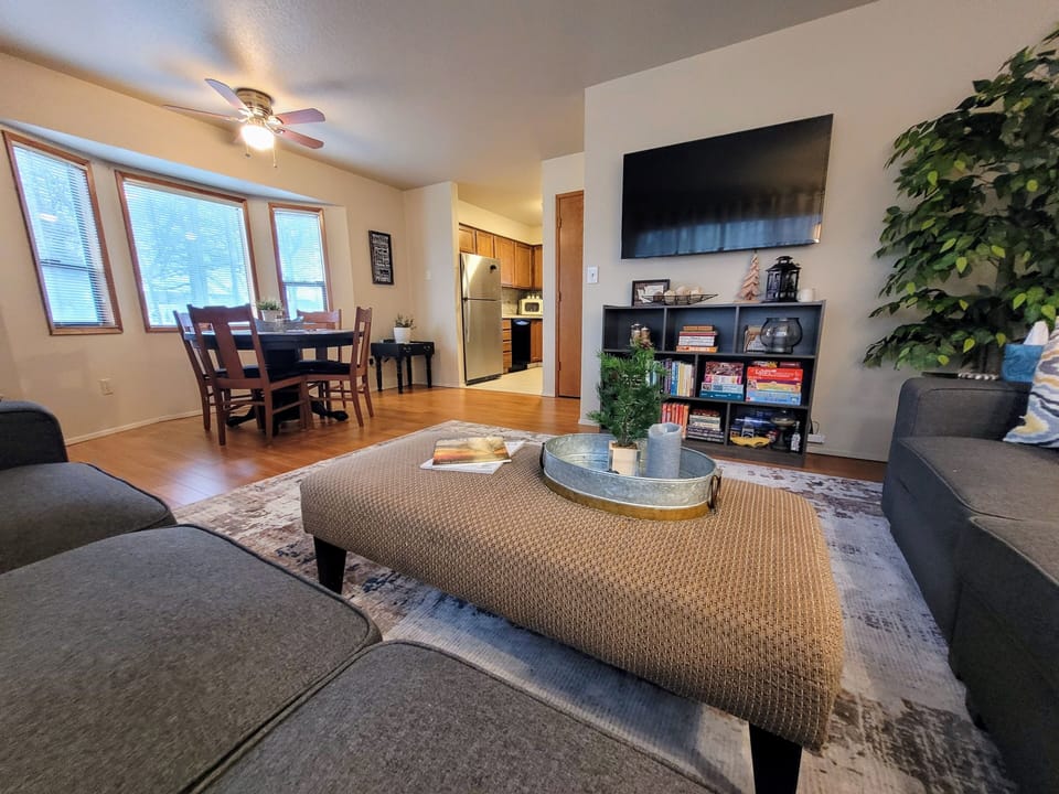 Open floor plan makes for interactive family fun! 