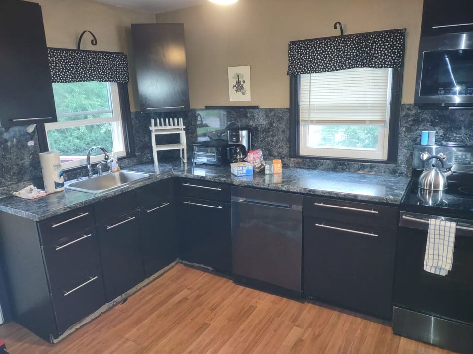 Modern kitchen with Samsung appliances