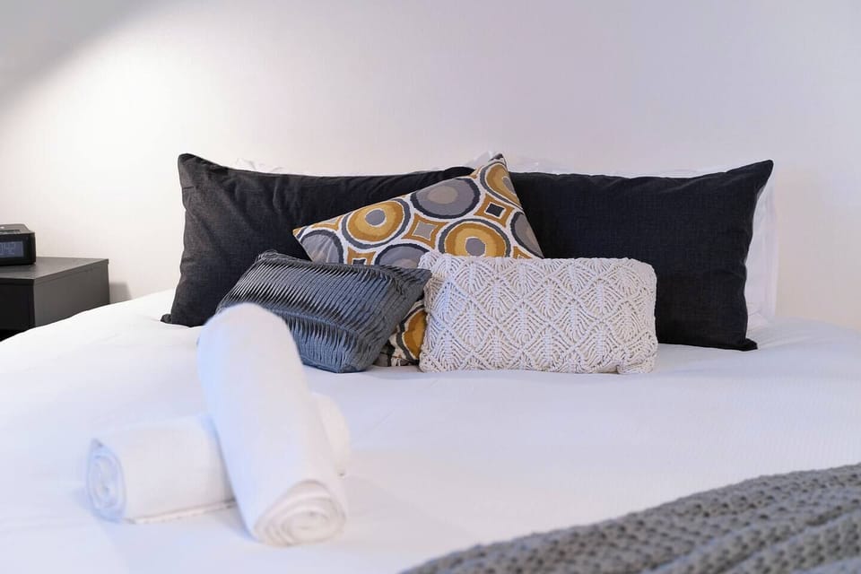 Plush, stylish touches throughout the apartment create a warm and inviting space for you to start and end your day. 