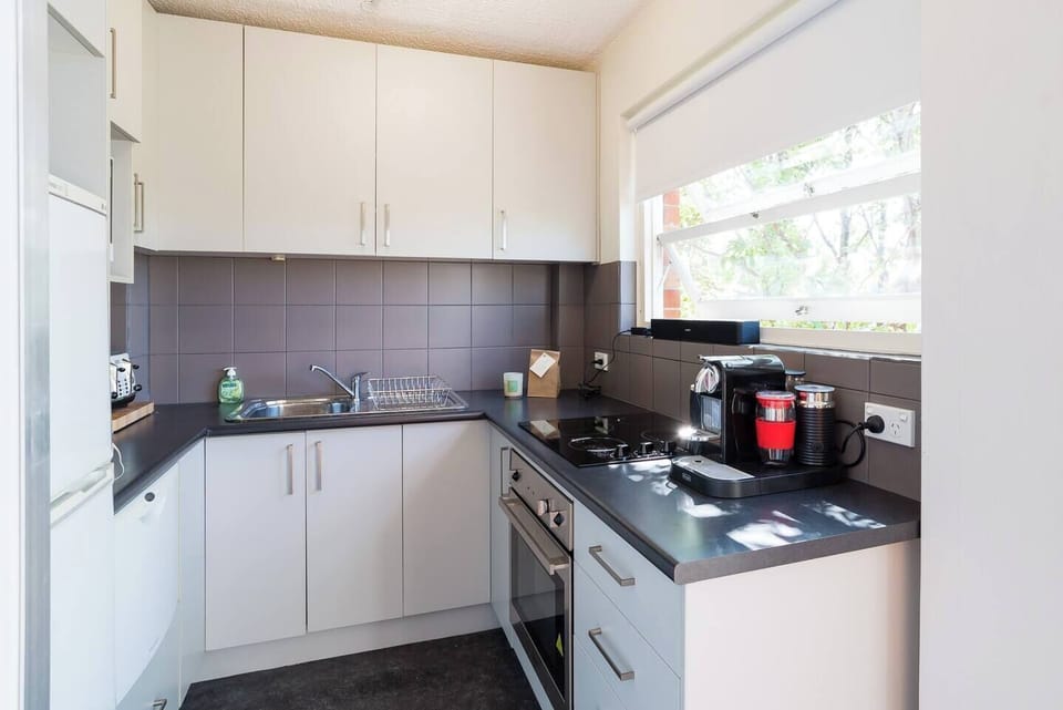 Make use of the fully-stocked kitchen with extra amenties like a Nespresso machine and milk frother.
