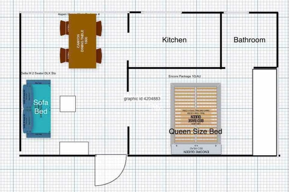 Floor Plan (not in scale)
