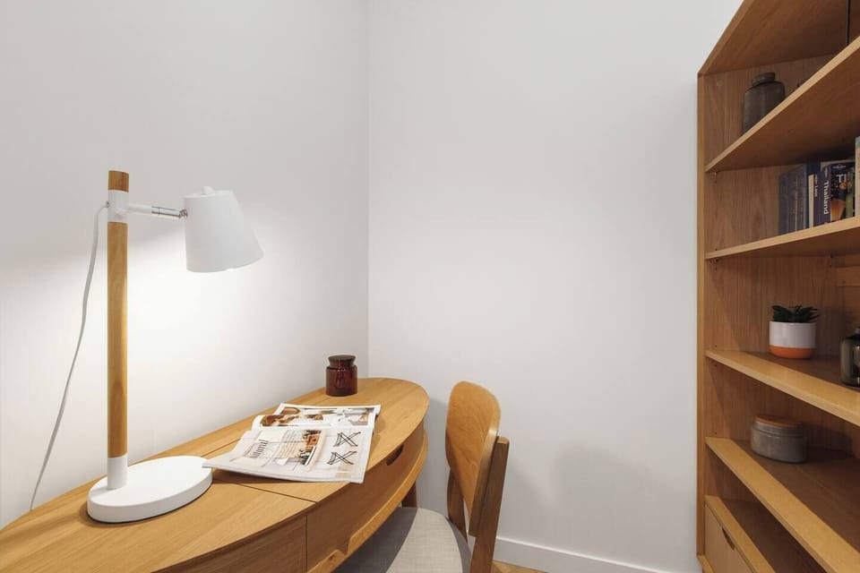 Stay productive with your own private workspace—perfect for catching up on work or planning your next adventure.